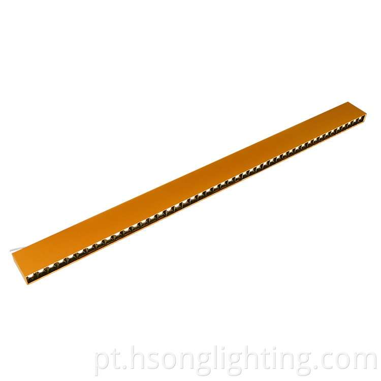 Luz linear sem ajuste suspensa 1200 mm 4ft moderno dersign LED LUZ LINHA LIMEL